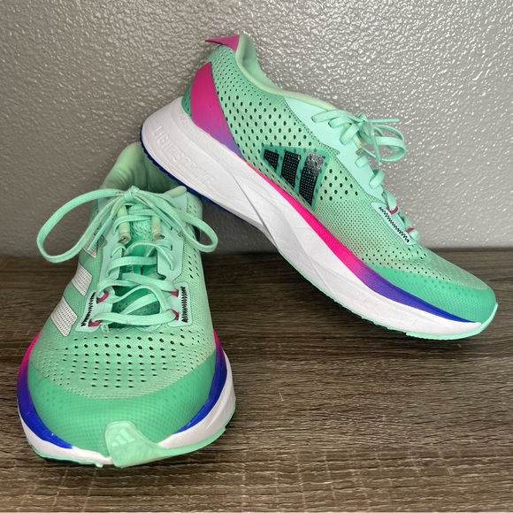 Adidas Adizero SL Mint Green Running Shoes Men’s 7.5 / Women’s 8.5 - Picture 1 of 13
